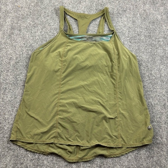 PRANA Women’s Cargo Green Sway Tank Built-In bra size: Large - Picture 2 of 10